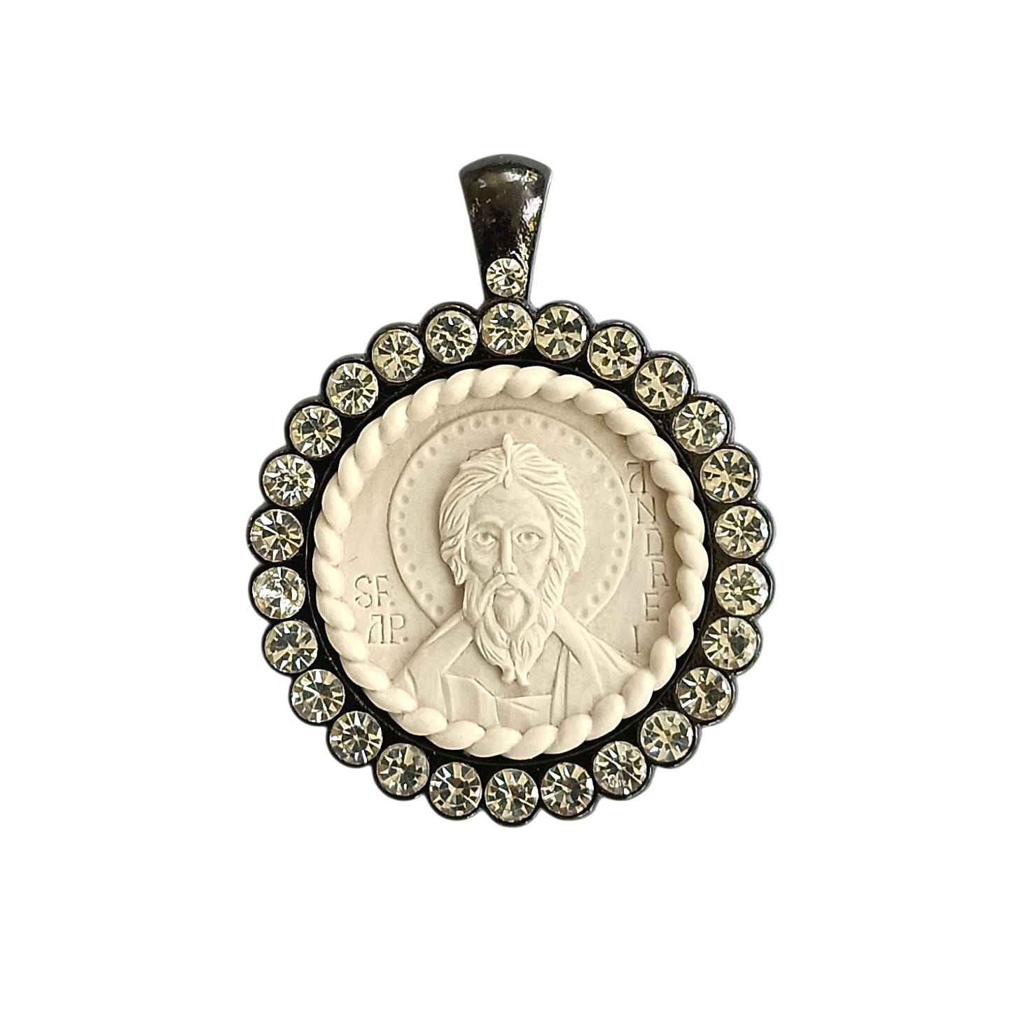 Medalion pietre - Sfantul Apostol Andrei
