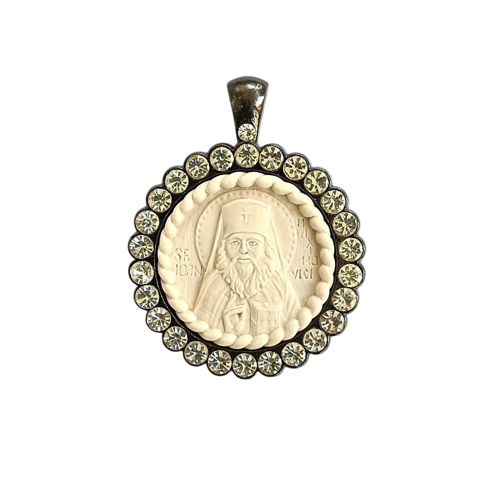 Medalion pietre - Sfantul Ioan Maximovici